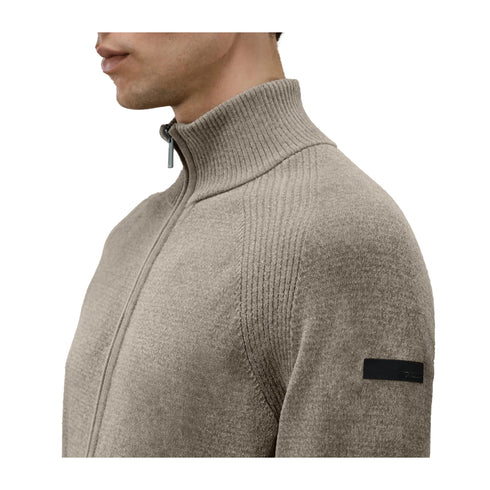 RRD Cardigan Cardigan Uomo Velvet Full Zip Tortora A24 - RRDW24134 - 84 - 48 - Francavilla Moda